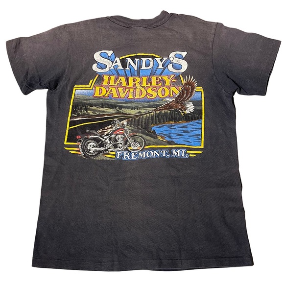 Harley-Davidson Other - Vintage Harley Davidson T Shirt The Great Lakes States Shirt Fremont, Michigan